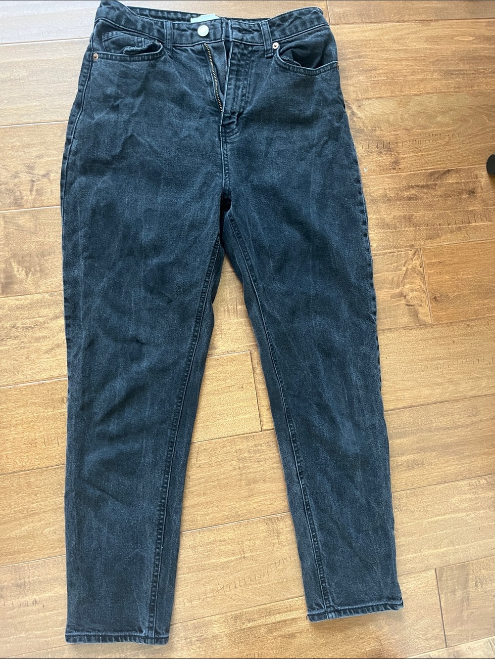 H&M Black Straight Leg Jeans